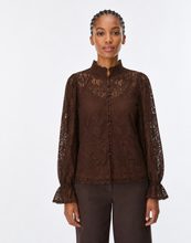 Load image into Gallery viewer, Suncoo Look Blouse in Choco
