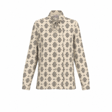 Load image into Gallery viewer, Emme Albore Blouse in Ivory Tie Print
