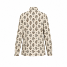 Load image into Gallery viewer, Emme Albore Blouse in Ivory Tie Print
