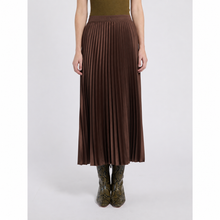 Load image into Gallery viewer, Marella Esodo Pleated Skirt in Caramel
