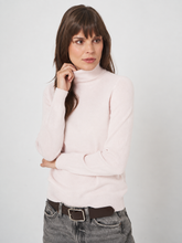 Load image into Gallery viewer, Repeat Basic Organic Cashmere Turtleneck in Gloss
