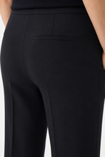 Load image into Gallery viewer, Luisa Cerano Stretch Pants with Waistband Detail in Winter Navy
