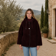 Load image into Gallery viewer, OakWood Faux Fur Jacket with Collar in Porto
