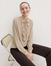 Load image into Gallery viewer, Emme Albore Blouse in Ivory Small
