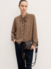Load image into Gallery viewer, Emme Albore Blouse in Burnt Brown
