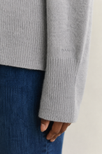 Load image into Gallery viewer, Gant Wool Cashmere C-Neck Jumper in Grey Melange
