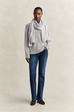 Load image into Gallery viewer, Gant Wool Cashmere C-Neck Jumper in Grey Melange
