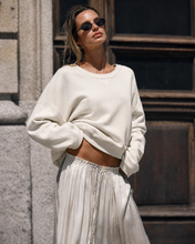 Load image into Gallery viewer, Liv Bergen Sky Voyaging Sweater in Tofu
