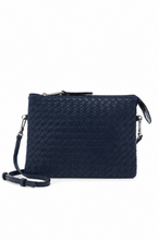 Load image into Gallery viewer, Abro Weaving Crossbody Bag in Navy
