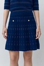 Load image into Gallery viewer, Suncoo Fradela Skirt in Navy
