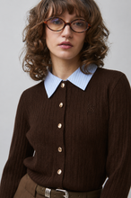Load image into Gallery viewer, Suncoo Gasti Cardigan in Cafe
