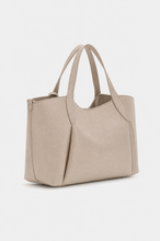Load image into Gallery viewer, Guess Melody Satchel Shopper in Light Taupe
