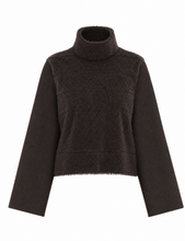 Load image into Gallery viewer, Emme Balia Faux Fur Short Coat in Dark Brown
