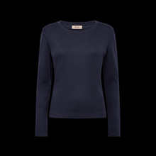 Load image into Gallery viewer, Mos Mosh 0-Long Sleeve Tee in Navy
