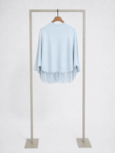 Load image into Gallery viewer, Herzen Knitted Poncho Sweater in Iced
