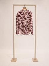 Load image into Gallery viewer, Herzen Heart Felt Blouse in Sakura Burgundy
