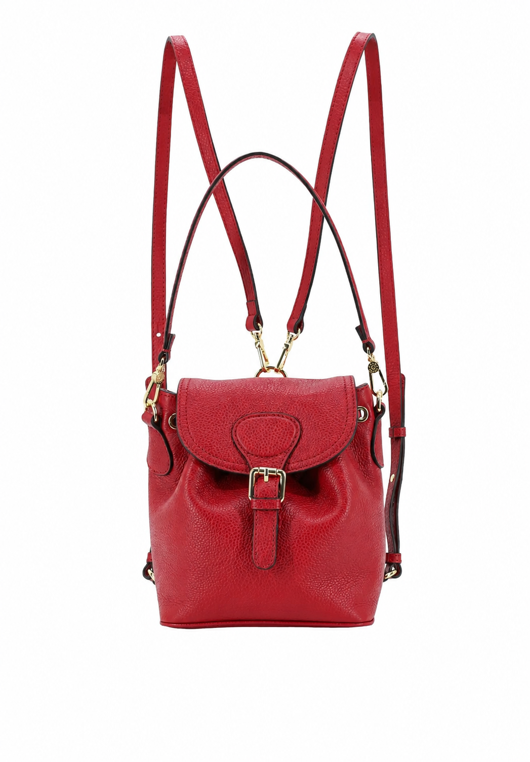 Abro Daily Leather BackPack in Ruby – Ela Maria
