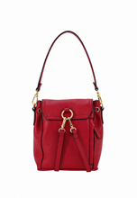 Load image into Gallery viewer, Abro Daily Leather BackPack in Ruby
