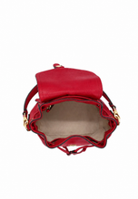 Load image into Gallery viewer, Abro Daily Leather BackPack in Ruby

