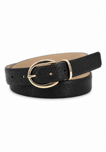 Load image into Gallery viewer, Abro Dalia Leather Belt in Dark Brown

