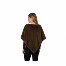 Load image into Gallery viewer, Oakwood Megeve Poncho in Chocolate
