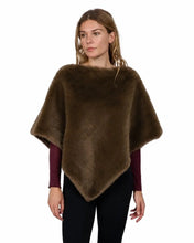 Load image into Gallery viewer, Oakwood Megeve Poncho in Chocolate
