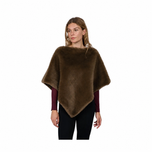 Load image into Gallery viewer, Oakwood Megeve Poncho in Chocolate
