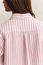 Load image into Gallery viewer, Gant Classic Poplin Striped Shirt in Deep Grape Purple
