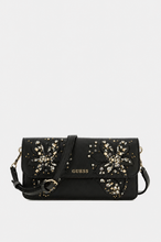 Load image into Gallery viewer, Guess Sadie Rhinestones Shoulder Bag in Black
