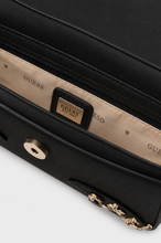 Load image into Gallery viewer, Guess Sadie Rhinestones Shoulder Bag in Black
