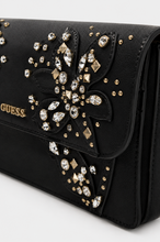 Load image into Gallery viewer, Guess Sadie Rhinestones Shoulder Bag in Black
