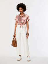 Load image into Gallery viewer, iBlue Ottone Blouse in Bordeaux Tile
