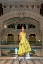 Load image into Gallery viewer, Fely Campo Asymmetrical High-Low Dress
