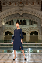 Load image into Gallery viewer, Fely Campo Midi Dress with Sleeve Detail
