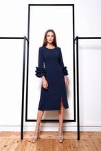 Load image into Gallery viewer, Fely Campo Midi Dress with Sleeve Detail
