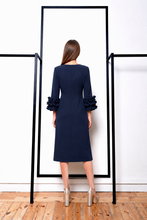 Load image into Gallery viewer, Fely Campo Midi Dress with Sleeve Detail
