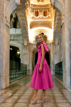 Load image into Gallery viewer, Fely Campo Midi Drop Waist Dress
