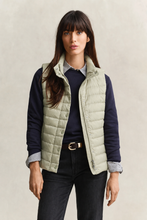 Load image into Gallery viewer, Gant Light Down Vest in Faded Sage

