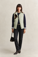Load image into Gallery viewer, Gant Light Down Vest in Faded Sage
