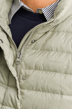 Load image into Gallery viewer, Gant Light Down Vest in Faded Sage
