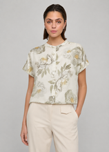 Load image into Gallery viewer, Dea Kudibal VidaDEA Blouse with wing sleeve in Paeonia White
