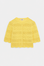 Load image into Gallery viewer, Suncoo Ganach Cardigan in Yellow

