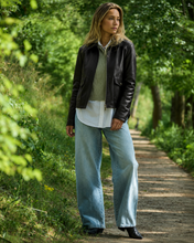 Load image into Gallery viewer, OakWood Darla Leather Jacket in Chocolate
