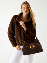 Load image into Gallery viewer, Guess Camden Shoulder Bag in Suedette
