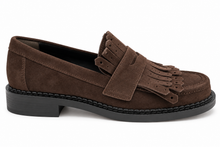 Load image into Gallery viewer, Kennel &amp; Schmenger April Loafer in Choco Suede
