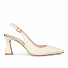 Load image into Gallery viewer, Lodi Risedis Sling-Back High Heels in Cream
