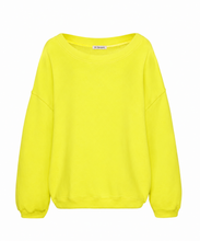 Load image into Gallery viewer, Liv Bergen Sky Oversized Sweater in Neon Yellow
