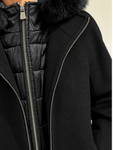 Load image into Gallery viewer, Cinzia Rocca Alpaca Wool Parka in Black
