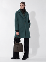 Load image into Gallery viewer, Cinzia Rocca Cinzia Rocca Wool Coat in Green
