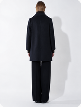 Load image into Gallery viewer, Cinzia Rocca Cinzia Rocca Wool Coat in Navy
